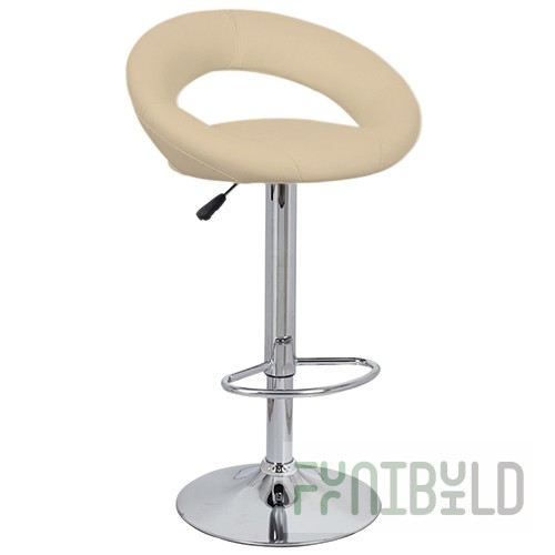 Bar stool MIRA, SRP (PVC eco-leather) art. WX-1189 (beige)