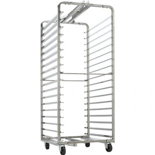 Trolley for rotary oven BASSANINA ROTOR 68 18 K (605x805x1810mm, stainless steel AISI 304)