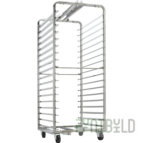 Trolley for rotary oven BASSANINA ROTOR 68 18 K (605x805x1810mm, stainless steel AISI 304)