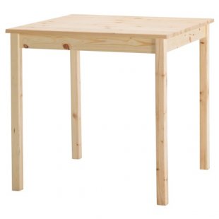 Wooden dining table 800x600 in (solid pine)