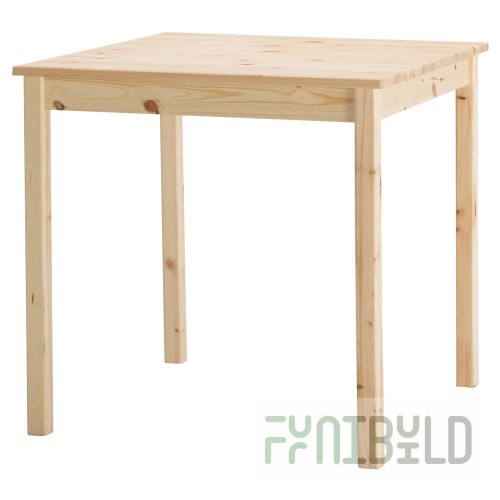 Wooden dining table 800x600 in (solid pine)
