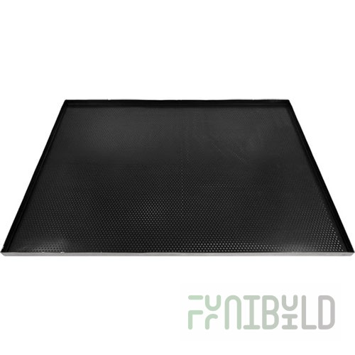 Perforated aluminum baking tray with non-stick coating 600x400 in