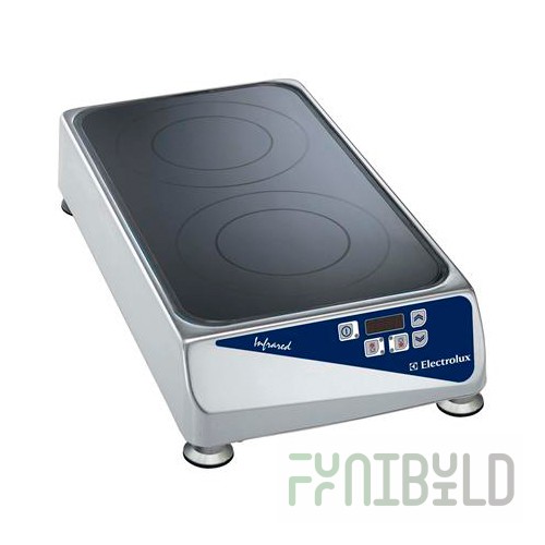 Infrared cooker 2-x conf. without oven. tabletop. ELECTROLUX DIL2/602080 (325x600x135mm, 3.6 kW, 220 V)