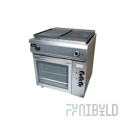 Gas frying surface with oven F2ZhTLPZhD(p) (800x800x900 in)