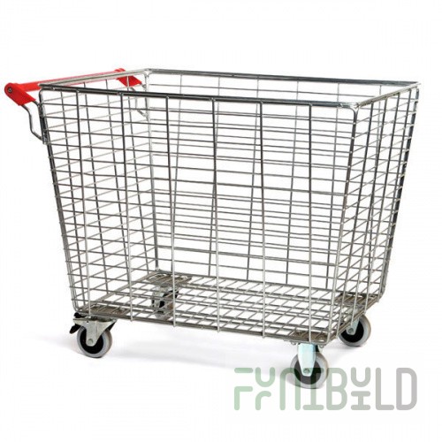 Trolley-basket cargo STB300 red