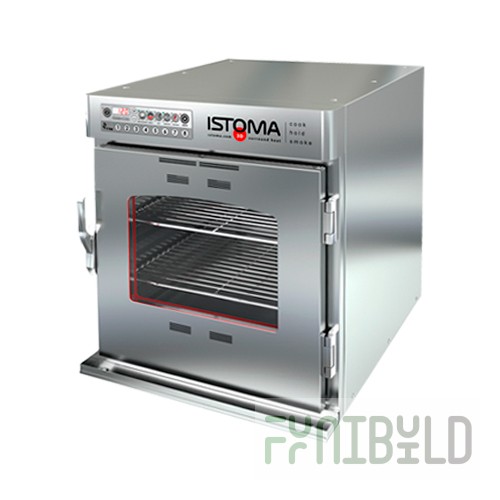 Electric low-temperature cooking oven with smoking function ISTOMA-EM (660x800x830mm, 7GN2/1, 190l, 2.8kW, 220V)