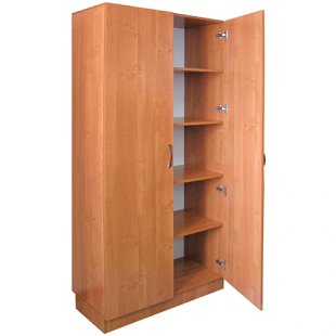 Cabinet for the staff room (closed wide) 900x400x1900mm, art. ШПГ-80 (ALDER)