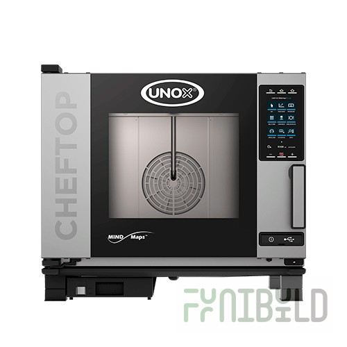Combi steamer UNOX XEVC-0511-GPRM GAS (750x783x675mm, 5 GN 1/1, 15kW, 220V)