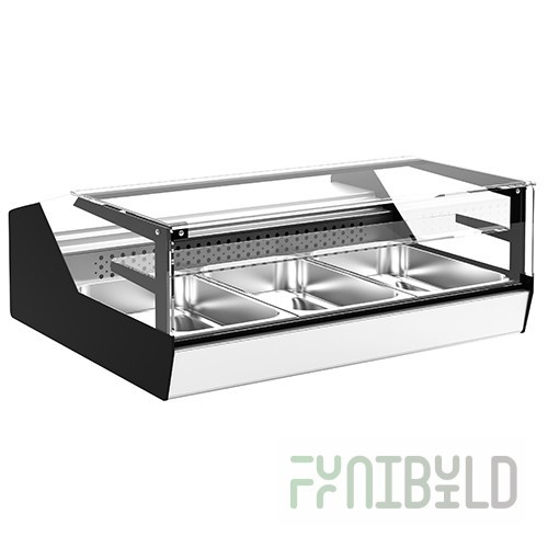 Medium-temperature tabletop display case 1000x870x410mm, AC87 SM 1.0-1 (VHS-1.0 Cube Argo XL TECHNO), +2…+8 C