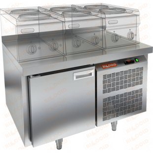 Table with freezer cabinet Hicold SN 1/BT LT (900x600x675mm, -10...-18 °C)