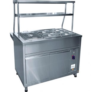 2-dish bain-marie with g/containers PMES-70KM-60