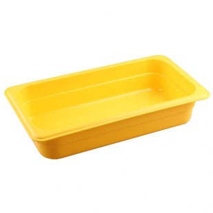 Gastronorm container without lid p/p GN 1/3, H-65, 325x176x65mm, (plastic, yellow) 422101006, in pack. 7 pcs.