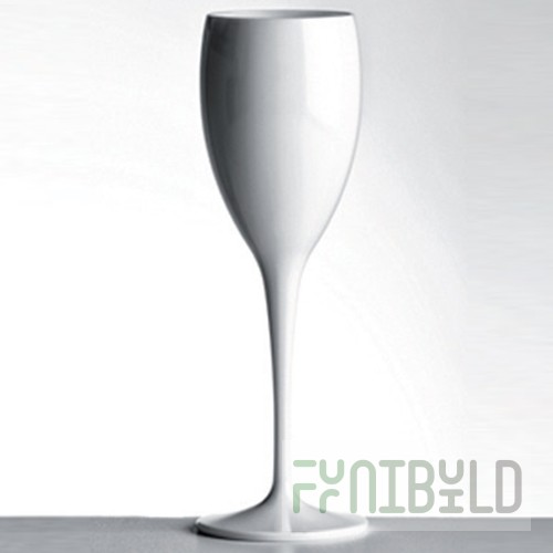 Champagne glass Flute PC, NIPCO, volume 170 ml, (white) art.190458
