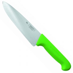 Knife 25 cm plastic. Green handle