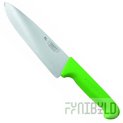 Knife 25 cm plastic. Green handle