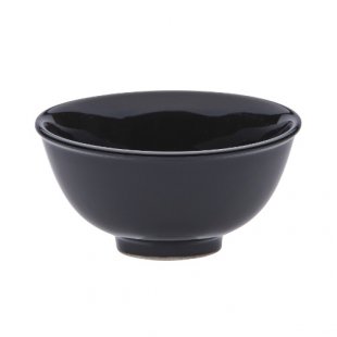 Salad bowl d=11.5 cm, (8 pcs per pack) black ceramics art.591(BLK)