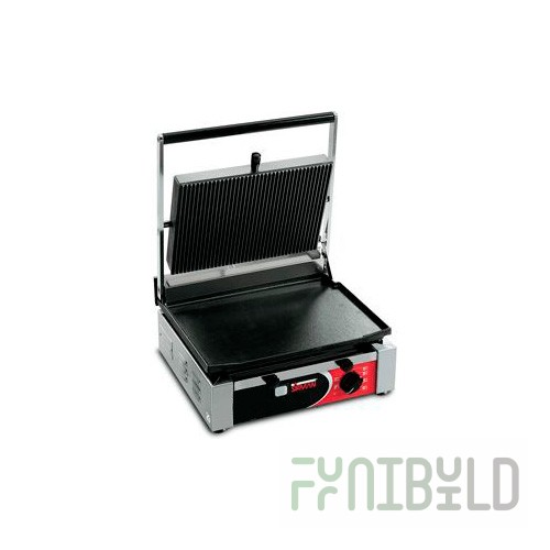 Electric contact grill Sirman CORT L (380x435x500mm (open), 2.1 kW, flat rib)