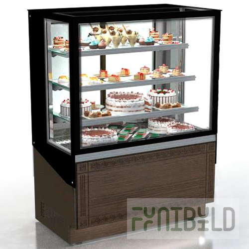 Showcase medium-temperature cond. 1025x755x1610mm