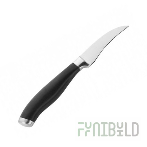 Cleaning knife 75/195 in forged, curved PINTINOX art. 00000050898/741000EZ