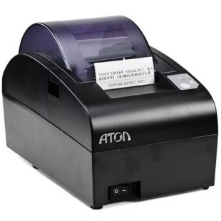 KKT ATOL 55F. Black. Without FN/Without UTII. RS+USB+Ethernet