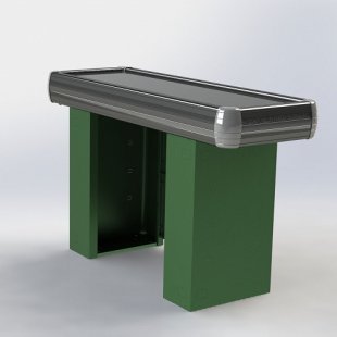 Checkout counter MINIMARKET 1500x500x900mm, without cashier's cabinet, straight tabletop art. inE-1500
