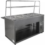 2-course bain-marie 7 gastr. Lira-Profi Eco MEP-2B/LPE-1500 (1500x1030x1482mm, 1.6 kW, 220 V)