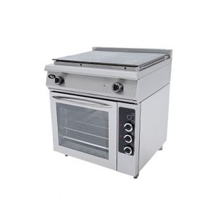 Solid surface gas stove with oven F5ZhTLSPDG/50010 (800x800x900, 17.3,220V)