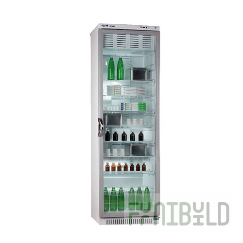 Pharmaceutical refrigerator V=400l, HF-400-1 (+2...+14, 1950x607x600mm) with glass door and lock