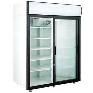 Medium-temperature cabinet V=1400l, DM114Sd-S 2.0 (glass sliding doors), +1..+10