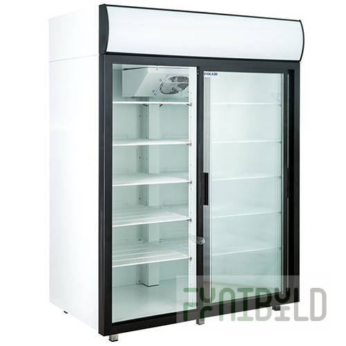Medium-temperature cabinet V=1400l, DM114Sd-S 2.0 (glass sliding doors), +1..+10