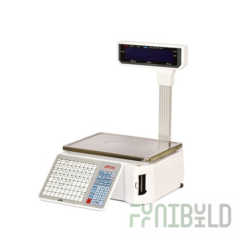 Scales with label printing ATOL LS5X (with stand, FDU license)_with verification