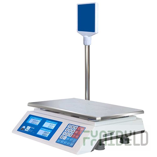 Trade scales with stand Fort-T 918B OPTIMA 15 kg (335x110x360 in, platform 230x330 in)