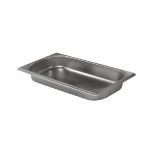 Gastronorm container without lid stainless steel GN-1/3 depth 40, 1 l. (325x176x40 in.), in pack. 15/30 pcs.