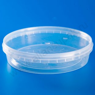 Jar 150 ml, D=140mm, with seal, bottom D=129mm, h=19mm