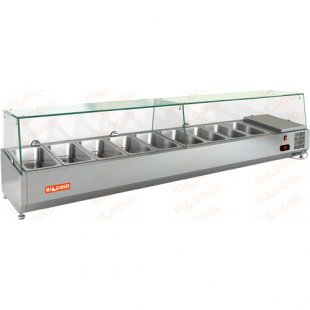 Showcase HICOLD VRTG 1970 (1970x385x459mm, 0.31kW, 220V,+2...+7 °C)