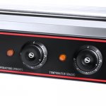 Grill for hot dogs HOT DOG HURAKAN HKN-GW7M (580x330x215mm, 7 rollers, 1.4 kW, 220 V)