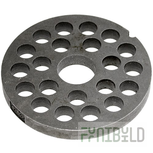 Grid with a middle hole for meat grinder MG-22L
