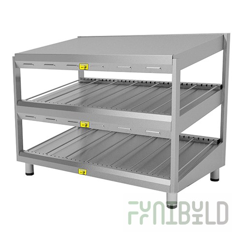 Heated display case for hamburgers Gastrolux VTN-077 (700x700x800 in, 1 kW, 220V)