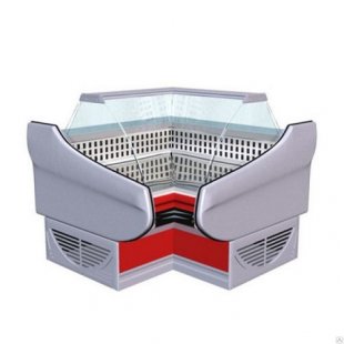 Medium-temperature display case, internal corner, Titanium B5 1350x1350x1255 BC5 UV 0°… +6°С
