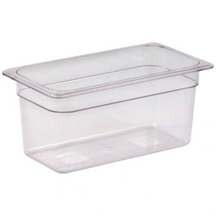 Gastronorm container without lid polycarb. GN 1/3, H-150, 325x176x150mm