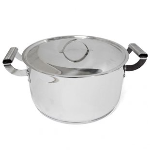 Saucepan (stainless steel) 12.0 l, with TRS-3-m bottom art. 1C-2362 ASHA, in pack. 1 pc.