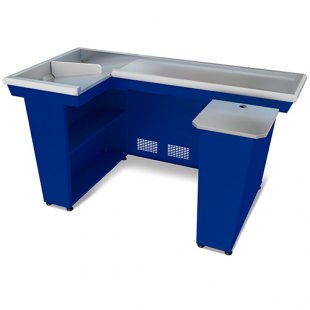 Cash box KB-1.9-2N double storage (blue, 1930x965x875mm) 4.330.060