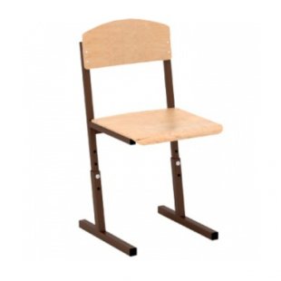 Adjustable school chair 2-4 degrees height art. UR-1 (H 300, 340, 380)