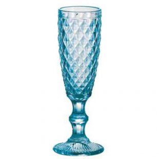 Champagne glass 140 ml, art. SR05720LXINBLUE, 6 pcs. in pack.