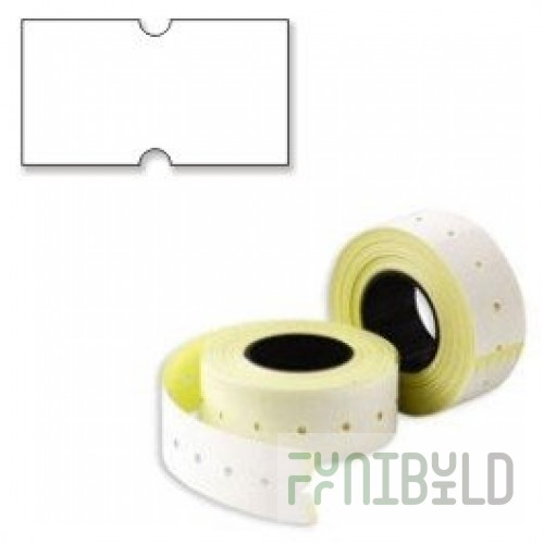 Labels 21.5x12 straight edge white (MHK) 800