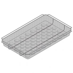 Gastronorm container without lid stainless steel GN-1/1 depth 50, 325×530mm RATIONAL 6019.1150 (for French fries)