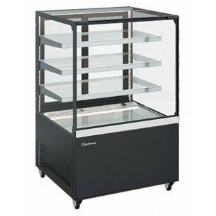 Medium-temperature display case, 900x850x1300 (1350) in, KS84-130 VV 0.9-1 +2...+10C black