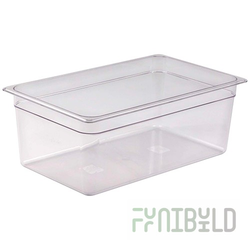 Gastronorm container without lid polycarb. GN 1/1, H-200, 530x325x200mm