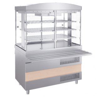 Refrigerated display case HV-1200-02 (1200x700 (1015*) x1805±20mm, 0.8 kW, 220 V)