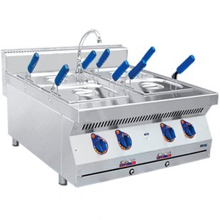 Tabletop electric cooker EVK-80/2N with perforated gastronorm container. GN-1/2 (GN-1/3) (800x750x475) stainless steel.
